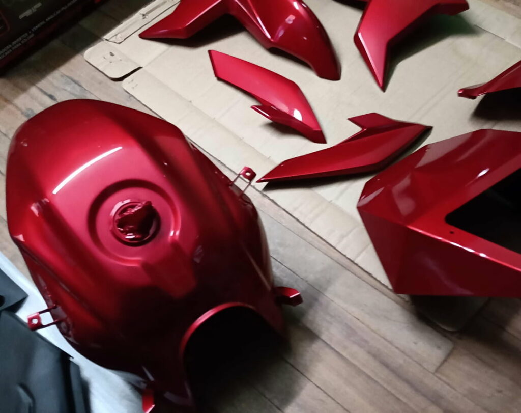 Taller de pintura motos
