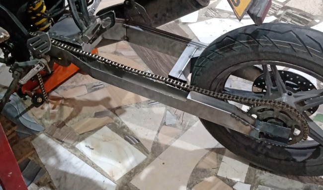 extensión de tijeras para motos