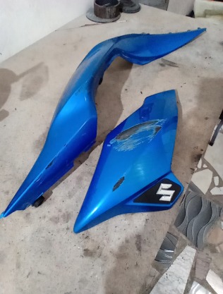 pintura carenado Suzuki gixxer