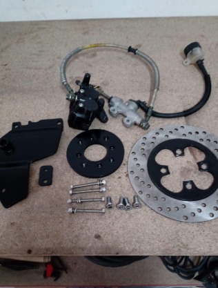 kit universal freno de disco moto
