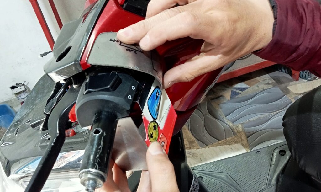 botonera de mando moto