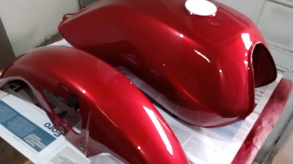 pintura de partes para motos